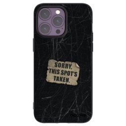 Fekete szilikon tok az alábbi mobiltelefonokra Apple iPhone 14 Pro Max - SORRY