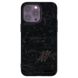 Fekete szilikon tok az alábbi mobiltelefonokra Apple iPhone 14 Pro Max - SCRATCH