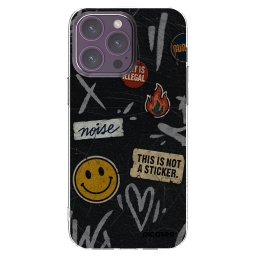Átlátszó szilikon tok az alábbi mobiltelefonokra Apple iPhone 14 Pro Max - STICKERS x TAGS