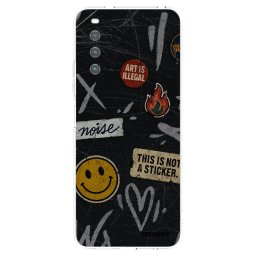 Átlátszó szilikon tok az alábbi mobiltelefonokra Sony Xperia 10 IV 5G - STICKERS x TAGS