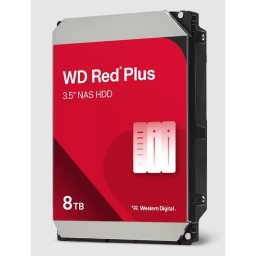 Merevlemez HDD NAS 8TB 5640rpm SATA3 256MB Western Digital Red Plus (WD80EFPX)