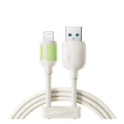 JOYROOM adatkábel (USB - lightning, 3A, gyorstöltő, 200cm) BÉZS Apple iPhone 5C, IPAD Air, iPhone 7 Plus 5.5