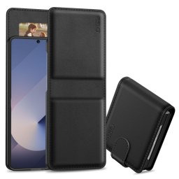 TECH-PROTECT WALLET Tok Samsung Galaxy Z Flip7 5G készülékhez, fekete