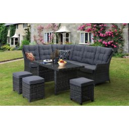 Rojaplast Houston exkluzív polyrattan kerti bútor garnitúra