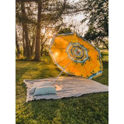 Narancs-kék napernyő OASIS 180 cm