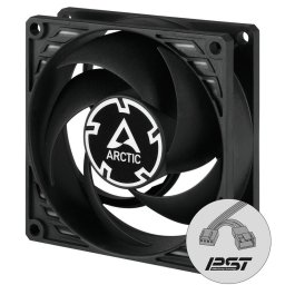 Rendszerhűtő ventilátor 8cm fekete Arctic P8 PWM PST (ACFAN00150A)
