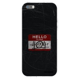 Átlátszó szilikon tok az alábbi mobiltelefonokra Apple iPhone 5/5S/SE - HELLO 404