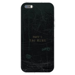 Átlátszó szilikon tok az alábbi mobiltelefonokra Apple iPhone 5/5S/SE - DON´T TAG