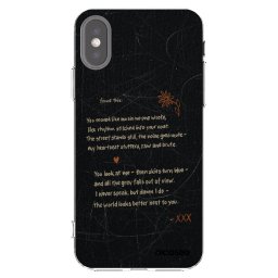 Átlátszó szilikon tok az alábbi mobiltelefonokra Apple iPhone X/XS - POET