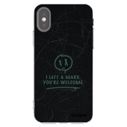Átlátszó szilikon tok az alábbi mobiltelefonokra Apple iPhone X/XS - LEFT A MARK