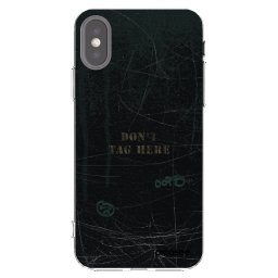 Átlátszó szilikon tok az alábbi mobiltelefonokra Apple iPhone X/XS - DON´T TAG