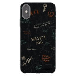Átlátszó szilikon tok az alábbi mobiltelefonokra Apple iPhone X/XS - CONFESSION