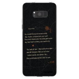 Átlátszó szilikon tok az alábbi mobiltelefonokra Samsung Galaxy S8 G950F - POET
