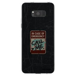 Átlátszó szilikon tok az alábbi mobiltelefonokra Samsung Galaxy S8 G950F - EMERGENCY