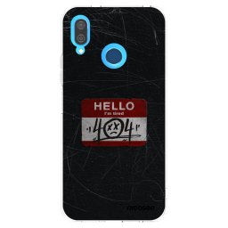 Átlátszó szilikon tok az alábbi mobiltelefonokra Huawei P20 Lite - HELLO 404