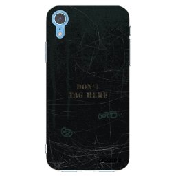 Átlátszó szilikon tok az alábbi mobiltelefonokra Apple iPhone XR - DON´T TAG