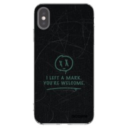 Átlátszó szilikon tok az alábbi mobiltelefonokra Apple iPhone XS Max - LEFT A MARK