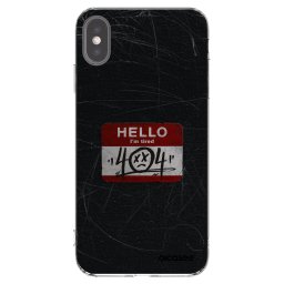 Átlátszó szilikon tok az alábbi mobiltelefonokra Apple iPhone XS Max - HELLO 404