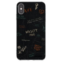 Átlátszó szilikon tok az alábbi mobiltelefonokra Apple iPhone XS Max - CONFESSION
