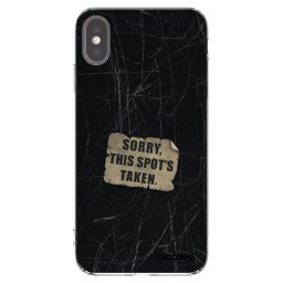 Átlátszó szilikon tok az alábbi mobiltelefonokra Apple iPhone XS Max - SORRY