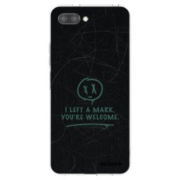 Átlátszó szilikon tok az alábbi mobiltelefonokra Honor 10 - LEFT A MARK