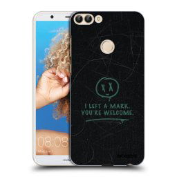 Fekete szilikon tok az alábbi mobiltelefonokra Huawei P Smart - LEFT A MARK