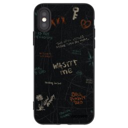 Fekete szilikon tok az alábbi mobiltelefonokra Apple iPhone X/XS - CONFESSION