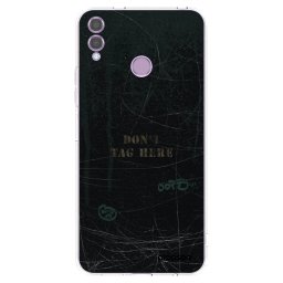 Átlátszó szilikon tok az alábbi mobiltelefonokra Honor 8X - DON´T TAG