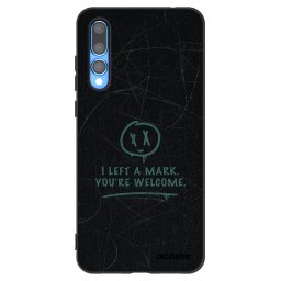 Fekete szilikon tok az alábbi mobiltelefonokra Huawei P20 Pro - LEFT A MARK