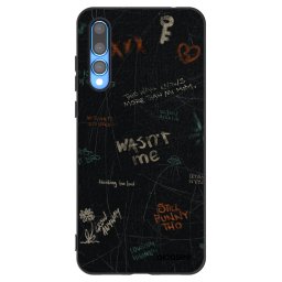 Fekete szilikon tok az alábbi mobiltelefonokra Huawei P20 Pro - CONFESSION