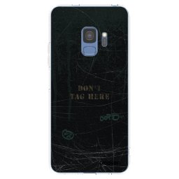 Átlátszó szilikon tok az alábbi mobiltelefonokra Samsung Galaxy S9 G960F - DON´T TAG
