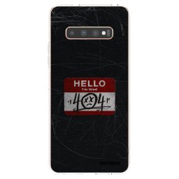 Átlátszó szilikon tok az alábbi mobiltelefonokra Samsung Galaxy S10 Plus G975 - HELLO 404