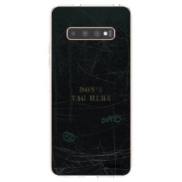 Átlátszó szilikon tok az alábbi mobiltelefonokra Samsung Galaxy S10 Plus G975 - DON´T TAG