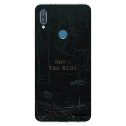Átlátszó szilikon tok az alábbi mobiltelefonokra Huawei Y7 2019 - DON´T TAG