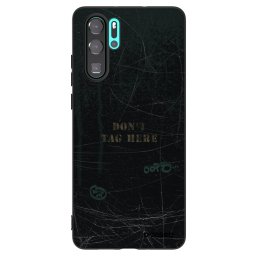 Fekete szilikon tok az alábbi mobiltelefonokra Huawei P30 Pro - DON´T TAG