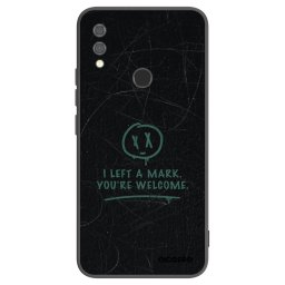 Fekete szilikon tok az alábbi mobiltelefonokra Xiaomi Redmi Note 7 - LEFT A MARK