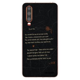 Átlátszó szilikon tok az alábbi mobiltelefonokra Huawei P30 - POET