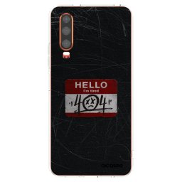 Átlátszó szilikon tok az alábbi mobiltelefonokra Huawei P30 - HELLO 404