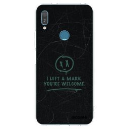 Átlátszó szilikon tok az alábbi mobiltelefonokra Huawei Y6 2019 - LEFT A MARK