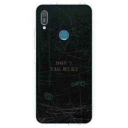 Átlátszó szilikon tok az alábbi mobiltelefonokra Huawei Y6 2019 - DON´T TAG