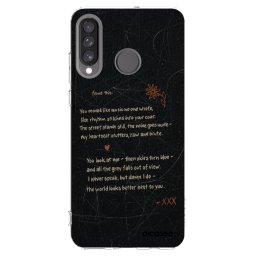 Átlátszó szilikon tok az alábbi mobiltelefonokra Huawei P30 Lite - POET