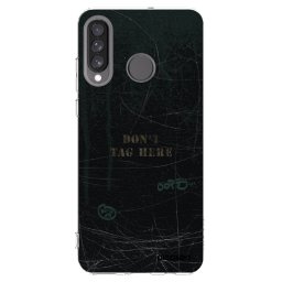 Átlátszó szilikon tok az alábbi mobiltelefonokra Huawei P30 Lite - DON´T TAG