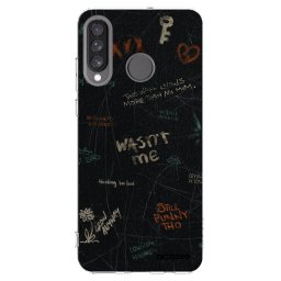 Átlátszó szilikon tok az alábbi mobiltelefonokra Huawei P30 Lite - CONFESSION