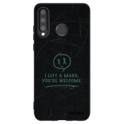 Fekete szilikon tok az alábbi mobiltelefonokra Huawei P30 Lite - LEFT A MARK
