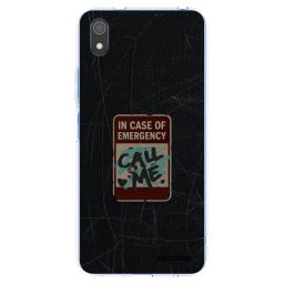 Átlátszó szilikon tok az alábbi mobiltelefonokra Xiaomi Redmi 7A - EMERGENCY