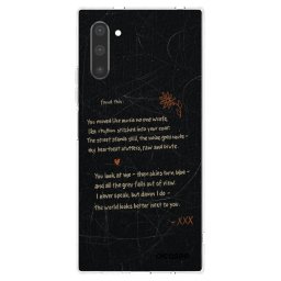 Átlátszó szilikon tok az alábbi mobiltelefonokra Samsung Galaxy Note 10 N970F - POET