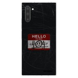 Átlátszó szilikon tok az alábbi mobiltelefonokra Samsung Galaxy Note 10 N970F - HELLO 404