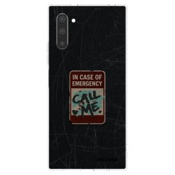 Átlátszó szilikon tok az alábbi mobiltelefonokra Samsung Galaxy Note 10 N970F - EMERGENCY