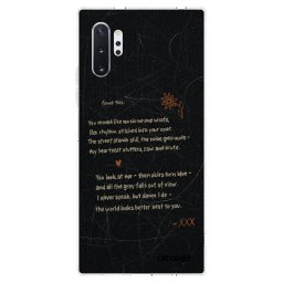 Átlátszó szilikon tok az alábbi mobiltelefonokra Samsung Galaxy Note 10+ N975F - POET