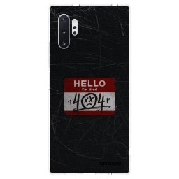 Átlátszó szilikon tok az alábbi mobiltelefonokra Samsung Galaxy Note 10+ N975F - HELLO 404